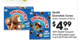 Kroger Nestle Drumstick Cones offer
