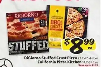 Winn Dixie DiGiorno Stuffed Crust Pizza or California Pizza Kitchen offer