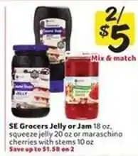 Winn Dixie SE Grocers Jelly or Jam offer
