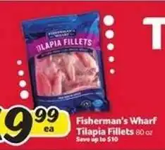 Winn Dixie Fisherman's Wharf Tilapia Fillets offer