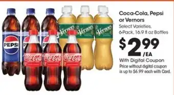 Kroger Coca-Cola, Pepsi or Vernors offer