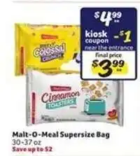 Winn Dixie Malt-O-Meal Supersize Bag offer