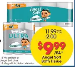 Kroger Angel Soft Bath Tissue offer