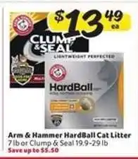 Winn Dixie Arm & Hammer HardBall Cat Litter offer