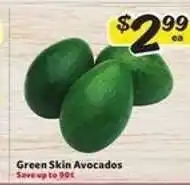 Winn Dixie Green Skin Avocados offer