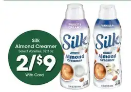 Kroger Silk Almond Creamer offer
