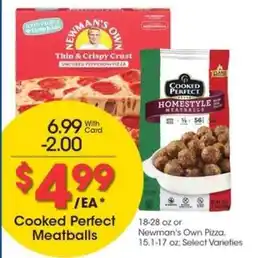 Kroger Cooked Perfect Meatballs offer