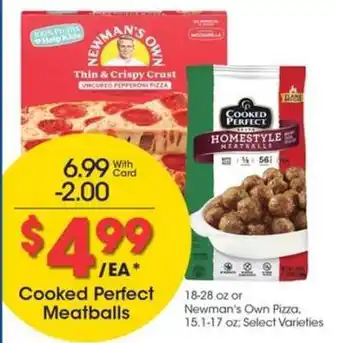 Kroger Cooked Perfect Meatballs offer