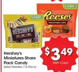 Kroger Hershey's Miniatures Share Pack Candy offer