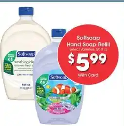 Kroger Softsoap Hand Soap Refill offer
