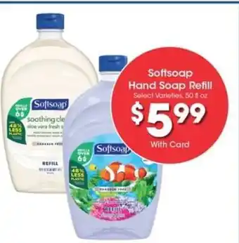 Kroger Softsoap Hand Soap Refill offer