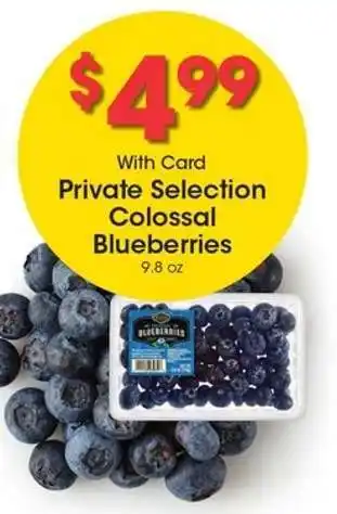 Kroger Private Selection Colossal Blueberries offer