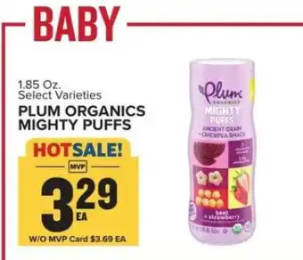 Food Lion PLUM ORGANICS MIGHTY PUFFS offer