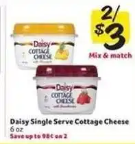 Winn Dixie Daisy Single Serve Cottage Cheese offer