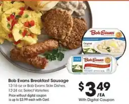 Kroger Bob Evans Breakfast Sausage offer