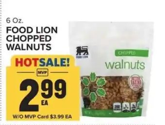 Food Lion FOOD LION CHOPPED WALNUTS offer