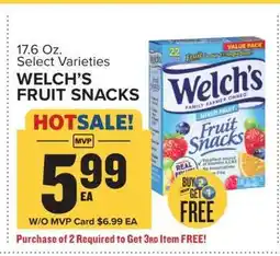 Food Lion Welch's Fruit Snacks offer