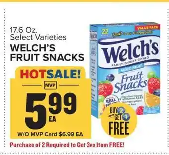 Food Lion Welch's Fruit Snacks offer