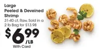 Kroger Large Peeled & Deveined Shrimp offer
