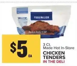 Food Lion Chicken Tenders offer