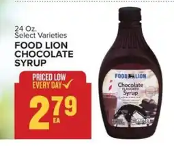 Food Lion FOOD LION CHOCOLATE SYRUP offer