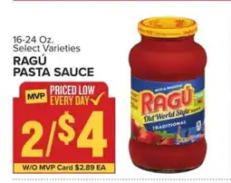 Food Lion Ragú Pasta Sauce offer