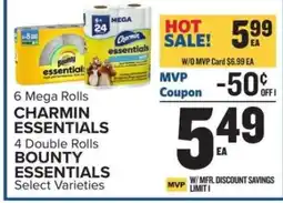 Food Lion Charmin Essentials & Bounty Essentials offer