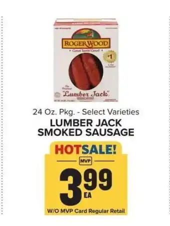 Food Lion Lumber Jack Smoked Sausage offer