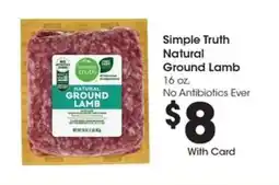 Kroger Simple Truth Natural Ground Lamb offer