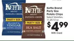 Kroger Kettle Brand Party Size Potato Chips offer