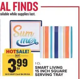 Food Lion SMART LIVING 15 INCH SQUARE SERVING TRAY offer