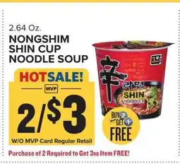 Food Lion Nongshim Shin Cup Noodle Soup offer
