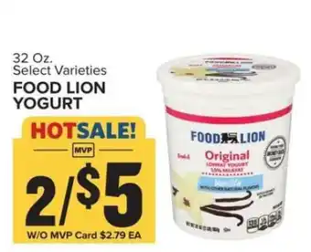 Food Lion FOOD LION YOGURT offer