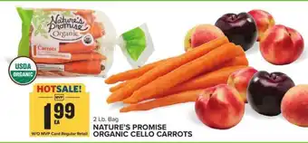 Food Lion Nature's Promise Organic Cello Carrots offer