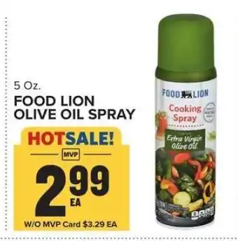 Food Lion FOOD LION OLIVE OIL SPRAY offer