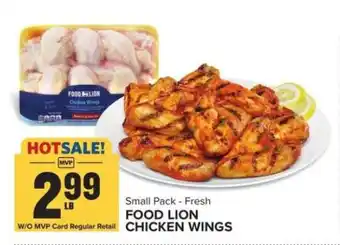 Food Lion FOOD LION CHICKEN WINGS offer