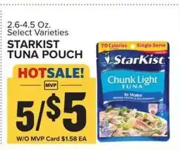 Food Lion Starkist Tuna Pouch offer
