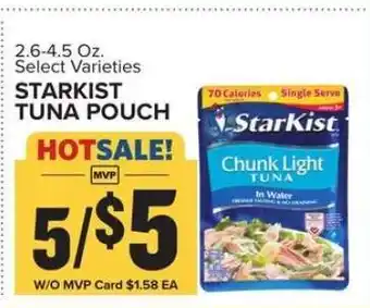 Food Lion Starkist Tuna Pouch offer