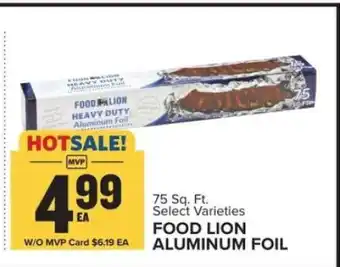 Food Lion FOOD LION ALUMINUM FOIL offer