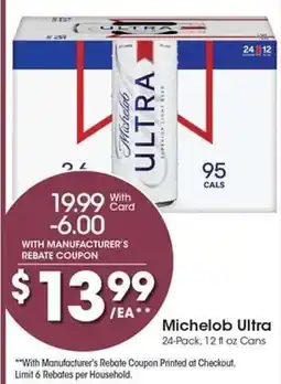 Kroger Michelob Ultra offer