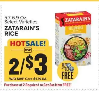 Food Lion Zatarain's Rice offer