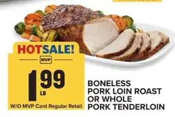Food Lion Boneless Pork Loin Roast or Whole Pork Tenderloin offer