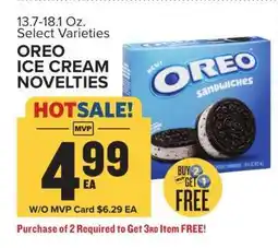 Food Lion Oreo Ice Cream Novelties offer