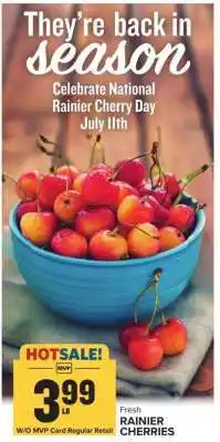 Food Lion Fresh Rainier Cherries offer