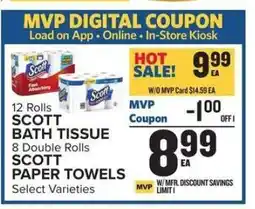 Food Lion Scott Bath Tissue & Paper Towels offer