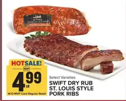 Food Lion Swift Dry Rub St. Louis Style Pork Ribs offer