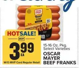 Food Lion Oscar Mayer Beef Franks offer