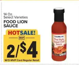 Food Lion Food Lion Sauce offer