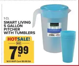 Food Lion SMART LIVING 5 GALLON PITCHER WITH TUMBLERS offer