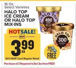 Food Lion Halo Top Ice Cream or Halo Top Mix-Ins offer